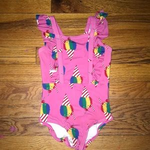 Hanna Andersson snow cone Swim suit sz 4